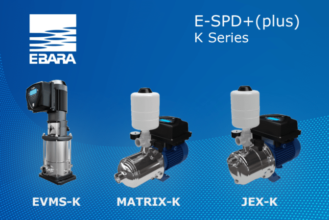 Ebara K-series pumps. Image: Ebara Pumps.