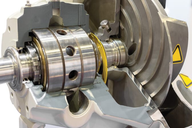 Part of an industrial pump sealing system. mage: nordroden/stock.adobe.com