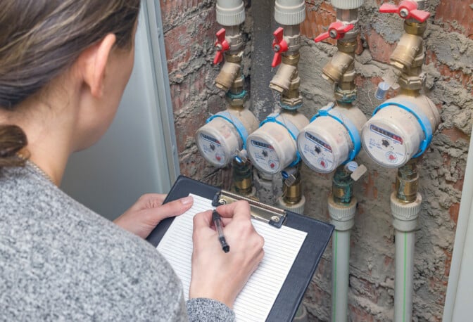 Individual water meters