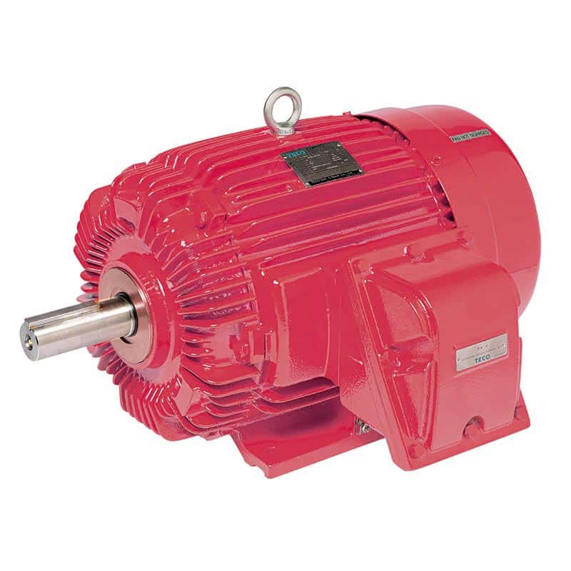 These pump motors are designed for hazardous conditions, such as an area known for mining and chemical processing.
