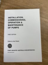 Installation, Commissioning, Operation & Maintenance of Pumps