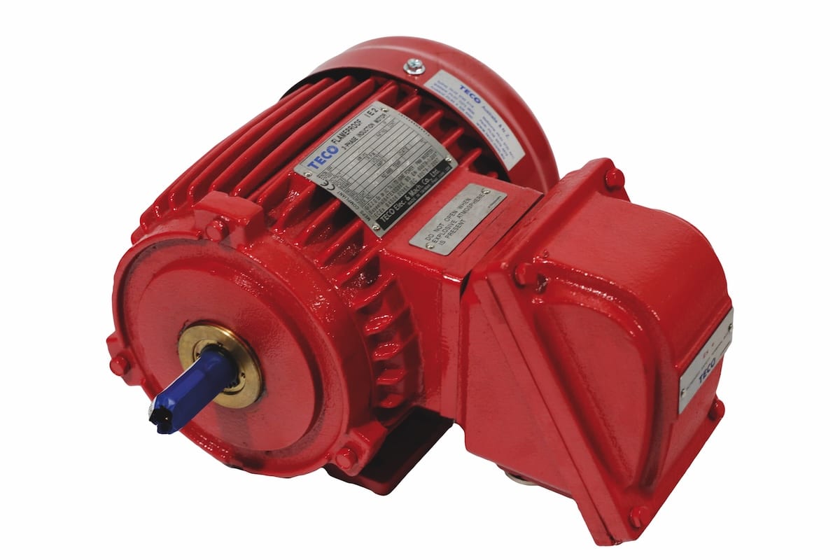 TECO Flameproof Electric Motors are engineered for hazardous environments in mining, oil and gas, water, and chemical processing.