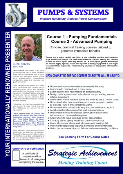 Pump System Training - Strategic Achievement