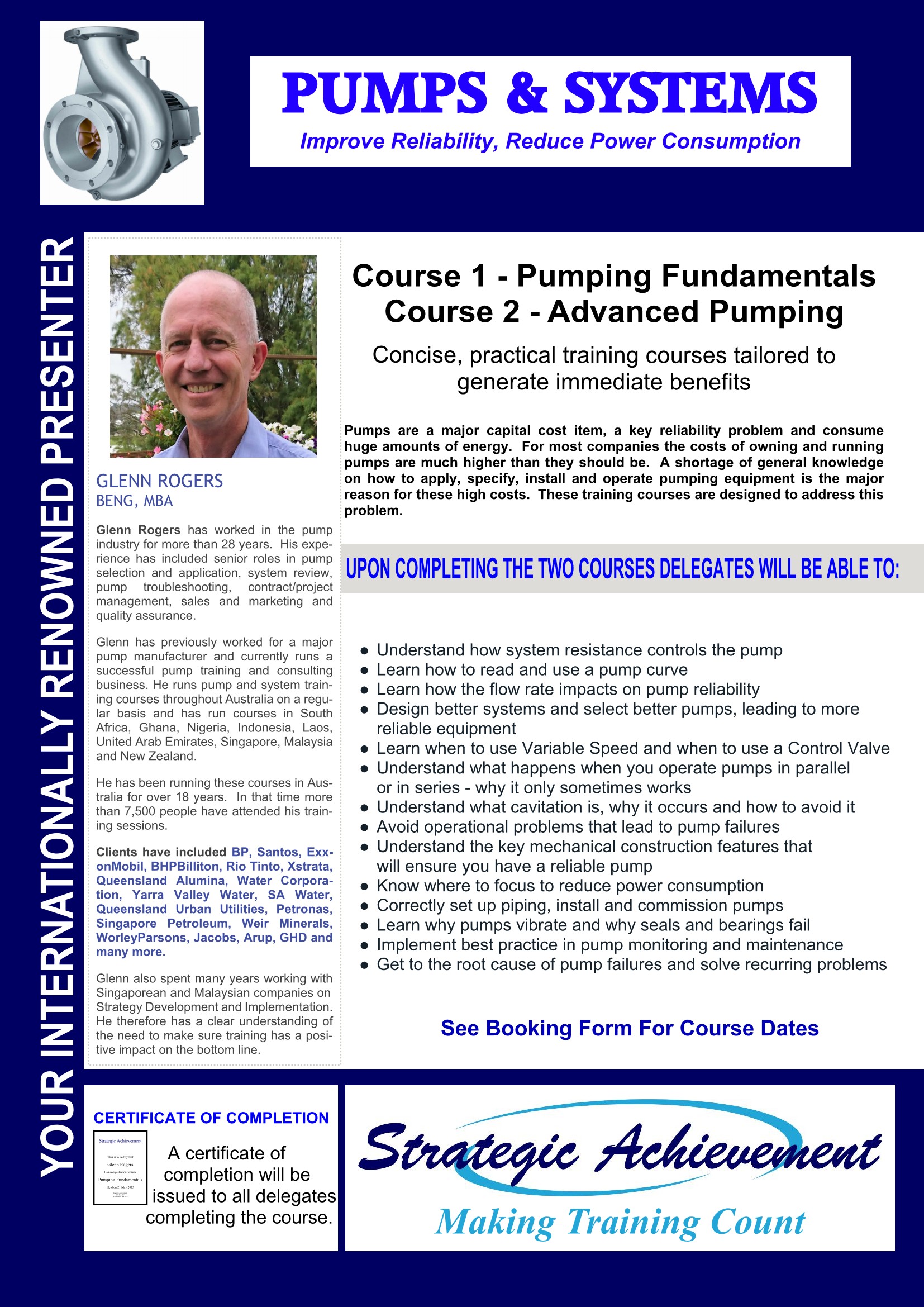 Pump & System Training – Strategic Achievement